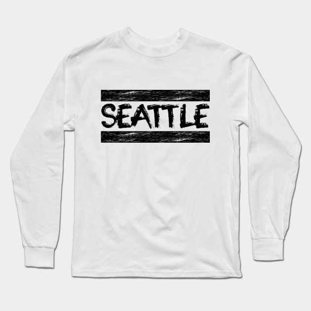 Seattle Long Sleeve T-Shirt by colorsplash